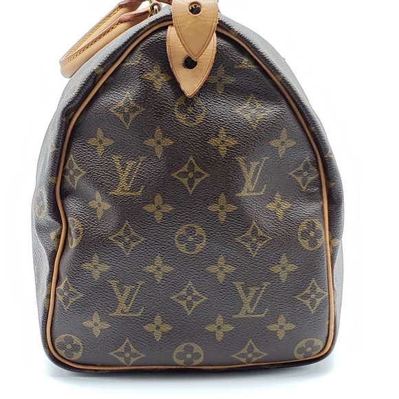 Louis Vuitton Speedy 35 Monogram Hand Bag - Picture 4 of 12
